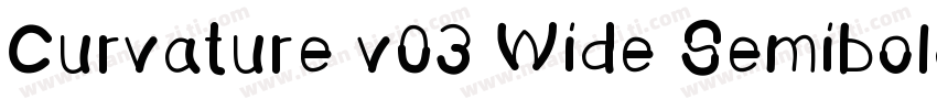 Curvature v03 Wide Semibold字体转换